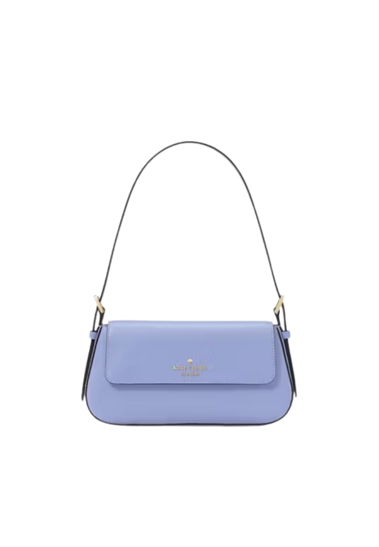 Kate Spade Madison Shoulder Bag Small Flap In Frosted Blueberry KK952