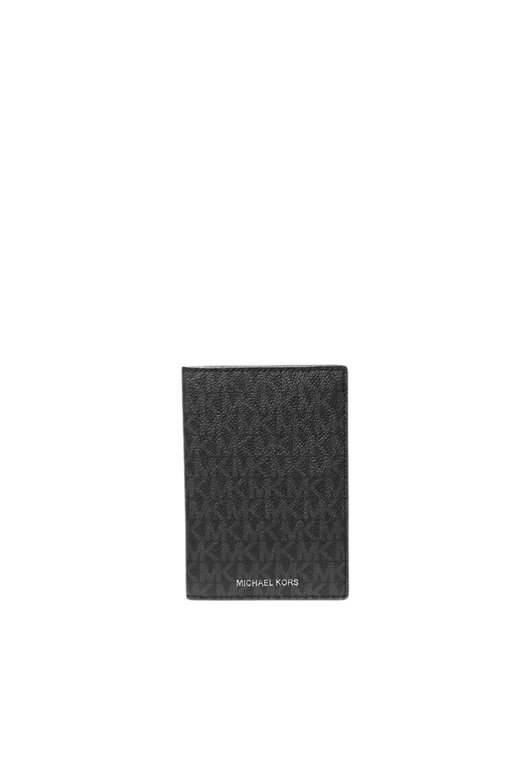 Michael Kors Logo Passport Wallet In Black 36H0MHR00B