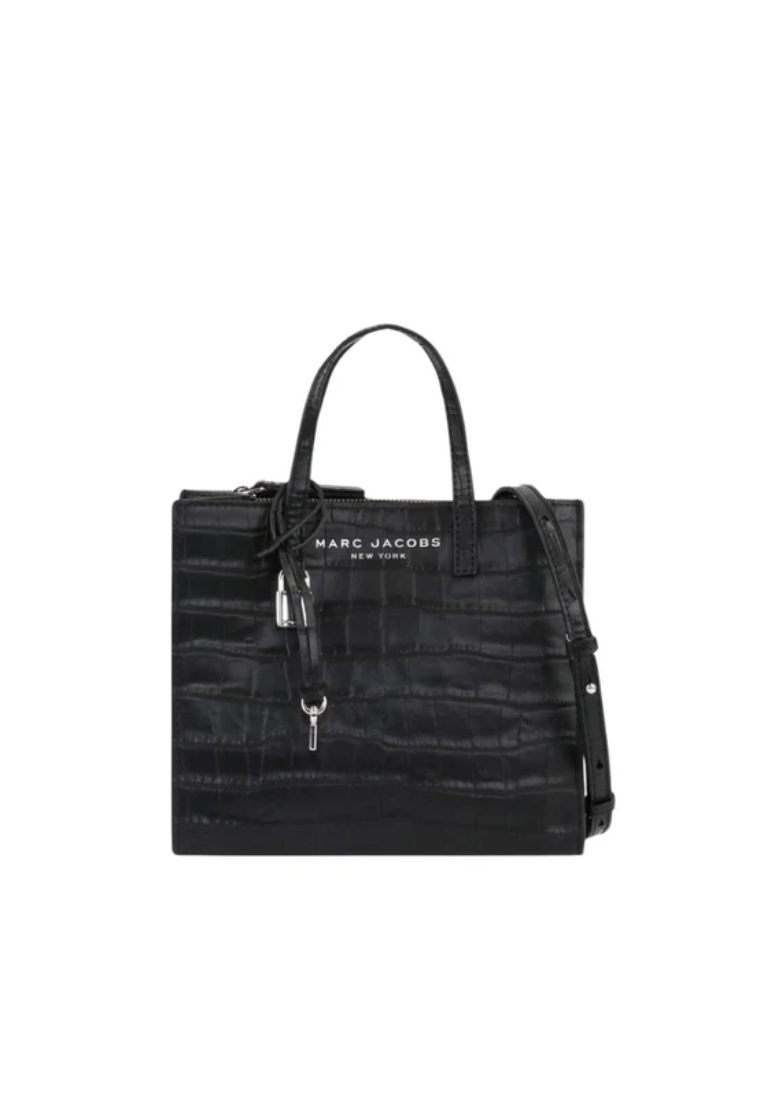 Marc Jacobs Croc Embossed Mini Grind Tote bag In Black H037L01RE22