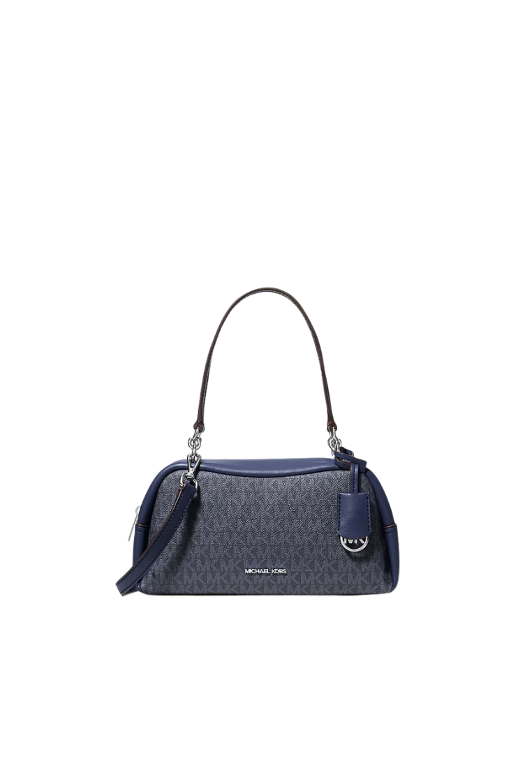 Michael Kors Cecily Small Signature Logo Shoulder Bag In Admiral 35F5S8CL1B