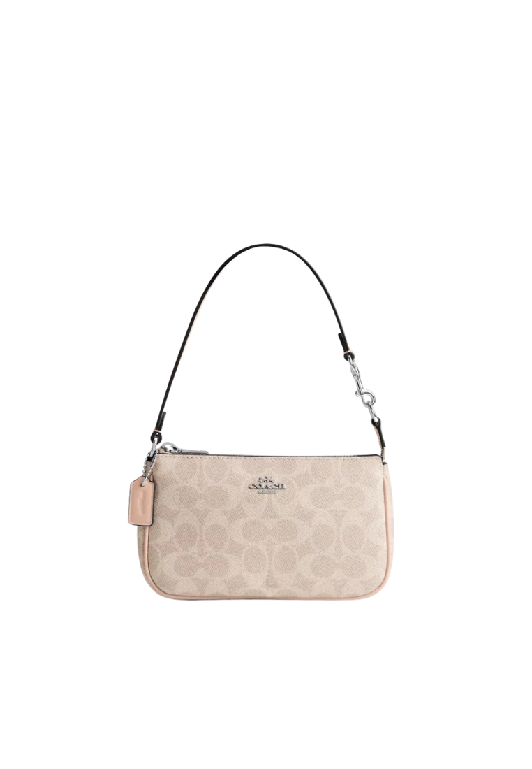 Coach Nolita 19 Shoulder Bag Signature Canvas In Sand Taupe CW426