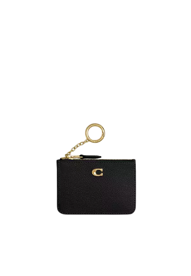 ( PREORDER ) Coach Essential Mini ID Card Case In Black CR550