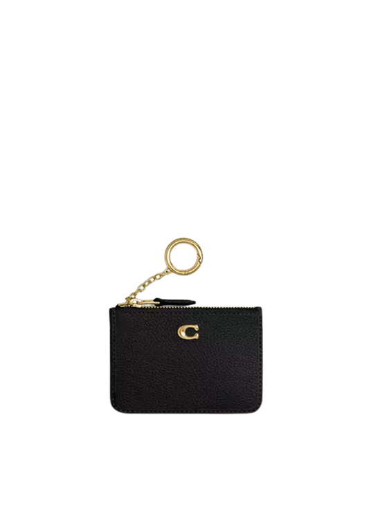 ( PREORDER ) Coach Essential Mini ID Card Case In Black CR550