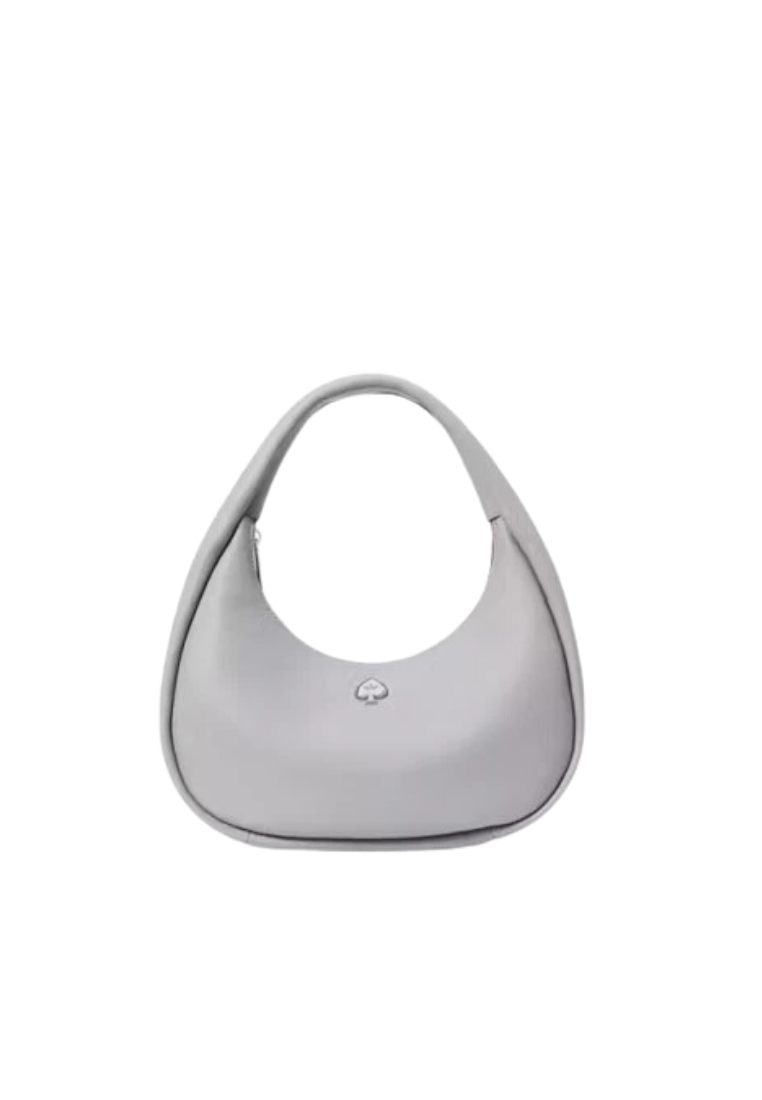 Kate Spade Kayla Large Crescent Shoulder Bag In Mountain Grey KK054