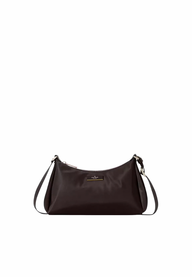 Kate Spade Carter Nylon Small Shoulder Bag In Hot Fudge KL967