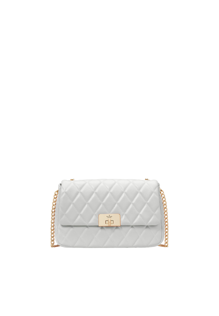 Kate Spade Carey Medium Chain Shoulder Bag In Stone Path KH228