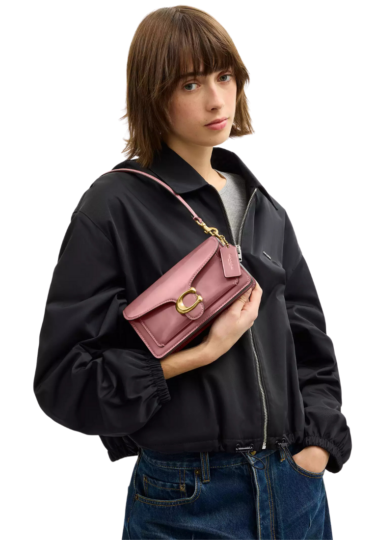 ( PREORDER ) Coach Tabby 20 Shoulder Bag In Brass Peony CW632