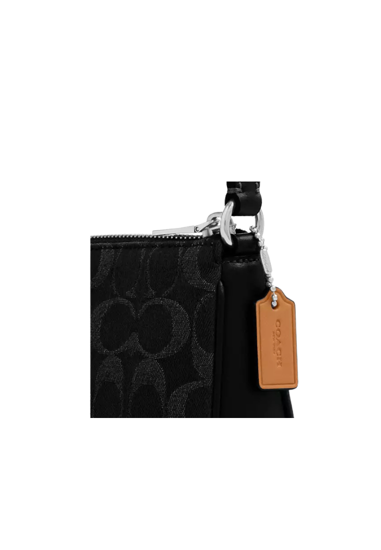 Coach Nolita 19 HandBag In Signature Denim In Black CCZ48