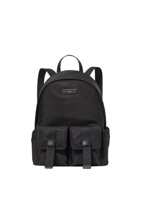 Kate Spade Carter Ksnyl Cargo Backpack In Black KN671