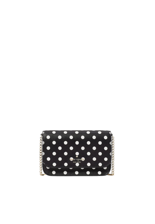 Kate Spade Cheers Boxed Crossbody Bag In Black Multi K7235