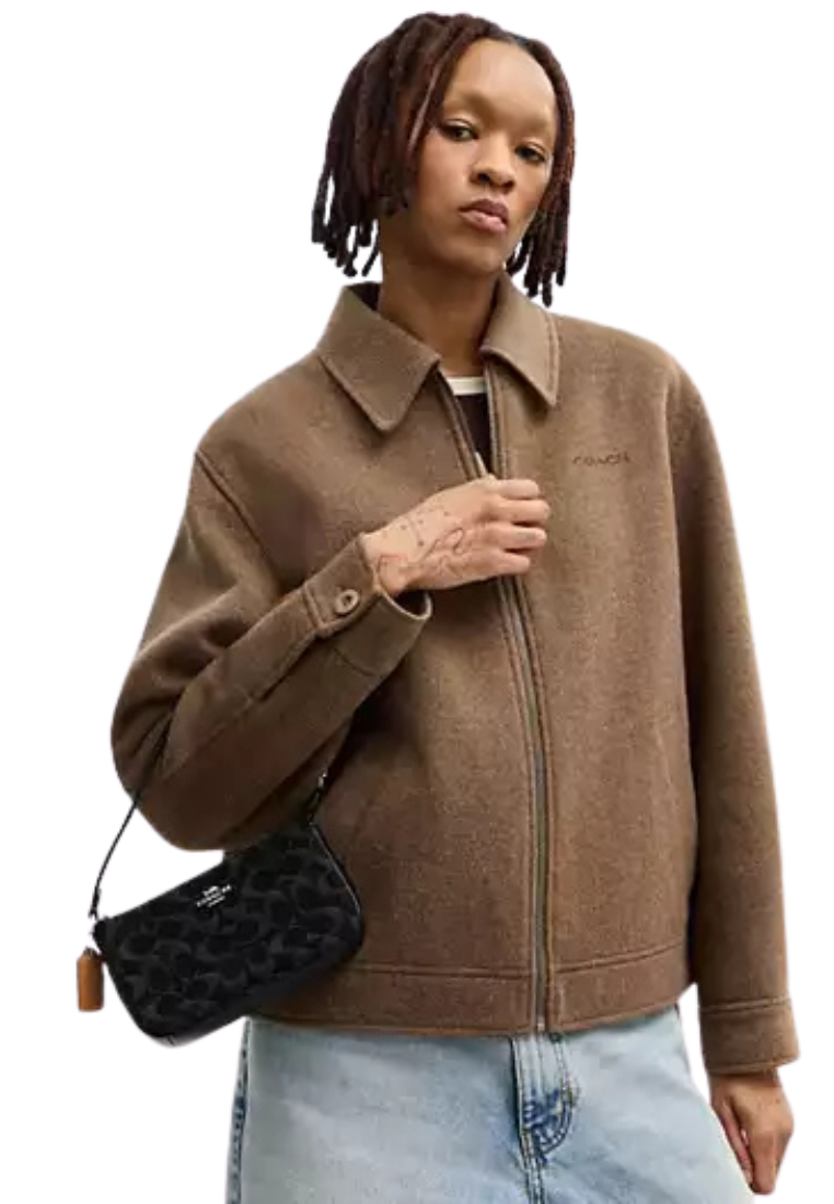 Coach Nolita 19 HandBag In Signature Denim In Black CCZ48