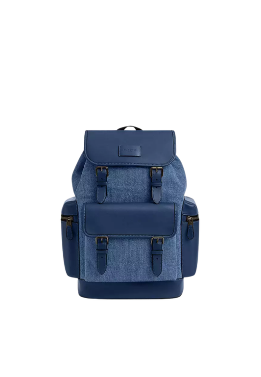 ( PREORDER ) Coach Sprint Backpack In Denim Deep Blue CBI76