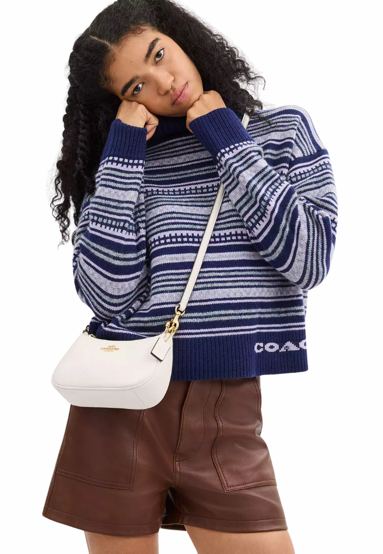 ( PREORDER ) Coach Teri Mini Crossbody Bag In Gold Chalk CW309