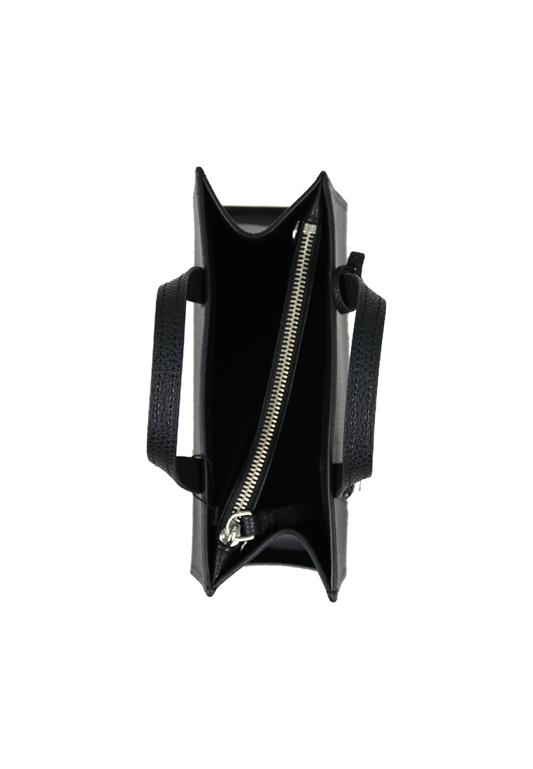 Marc Jacobs Mini Grind Crossbody Bag 2Way Logo In Black 4R3HTT020H02