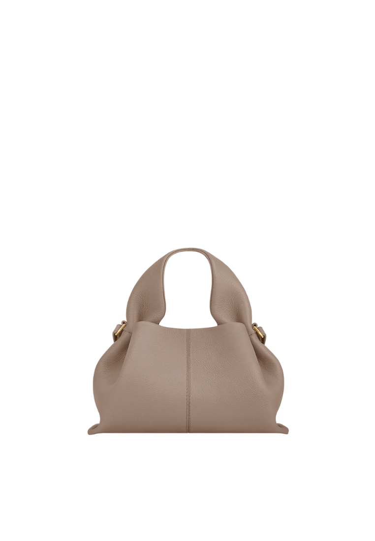 ( PREORDER ) Polene Numero Neuf Mini Crossbody Bag In Textured Taupe
