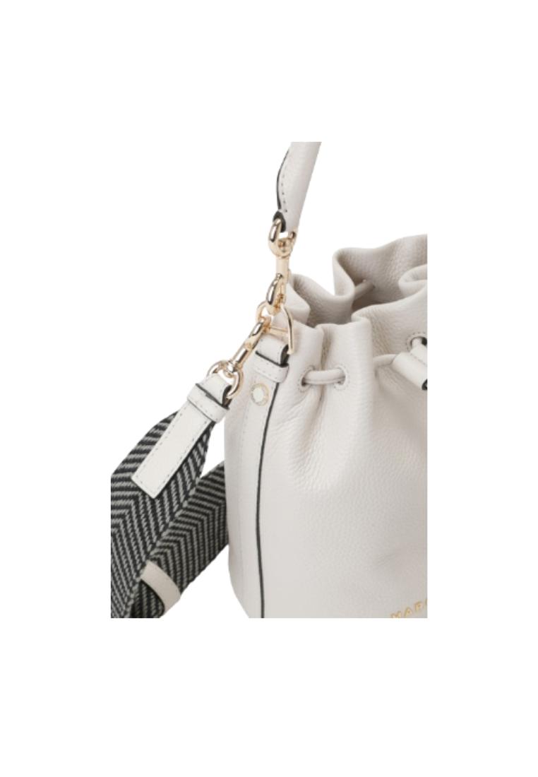 Marc Jacobs The Groove Webbing Bucket Bag In Marshmallow 4R3HCR013H02
