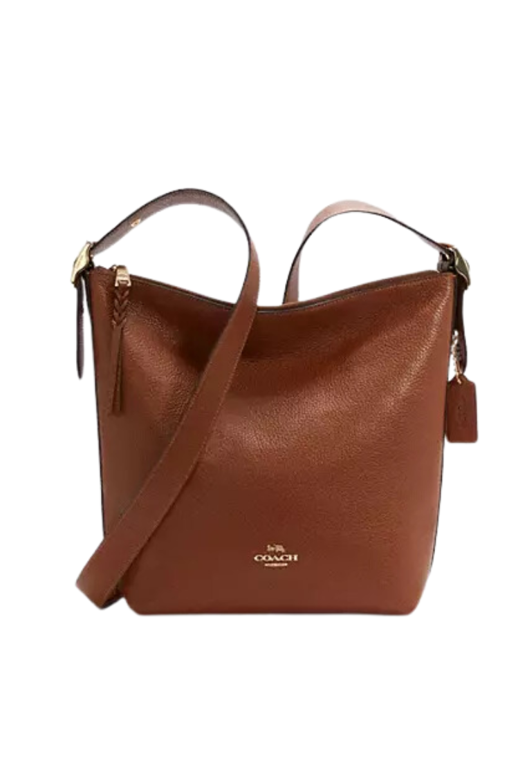 ( PREORDER ) Coach Val Duffle
 Crossbody Bag In Redwood C2818