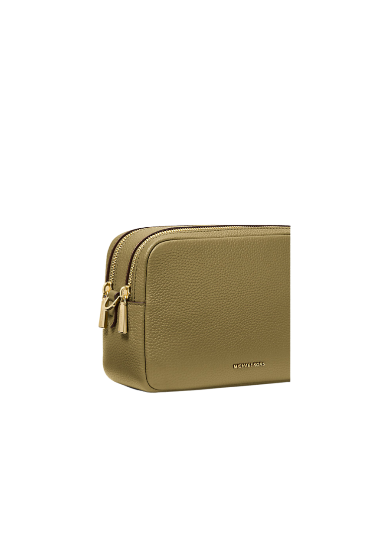 ( PREORDER ) Michael Kors Bryant Medium Pebbled Leather Camera Crossbody Bag In Pistachio 32S5GYTC5L