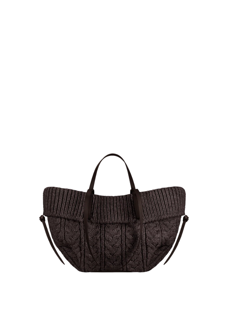 ( PREORDER ) Polene Cyme Mini Crossbody Bag In Merino Ebony 205