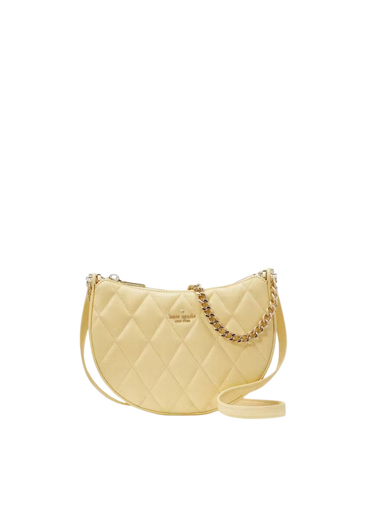 Kate Spade Carey Zip Top Crossbody Bag In Butter KG421