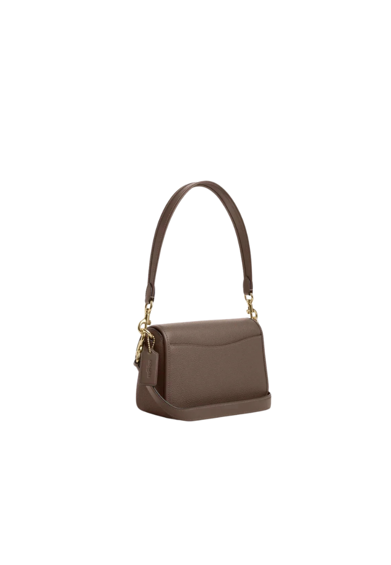 Coach Hadley Shoulder Bag In Dark Stone CY683