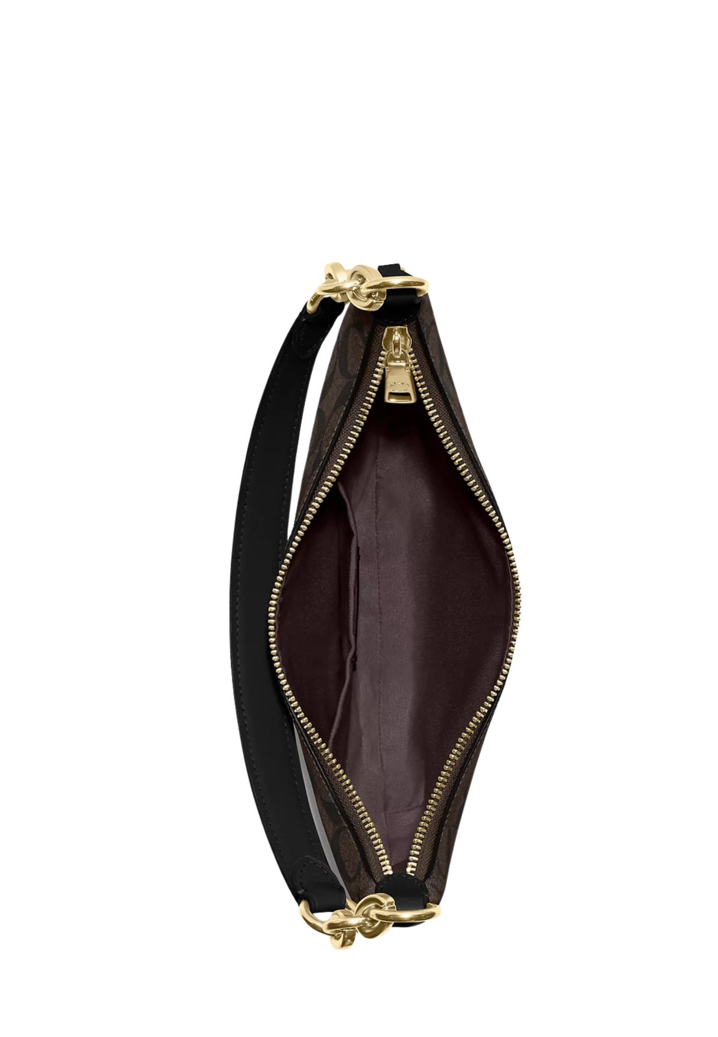 Coach Payton Shoulder Bag In Brown Black CE620