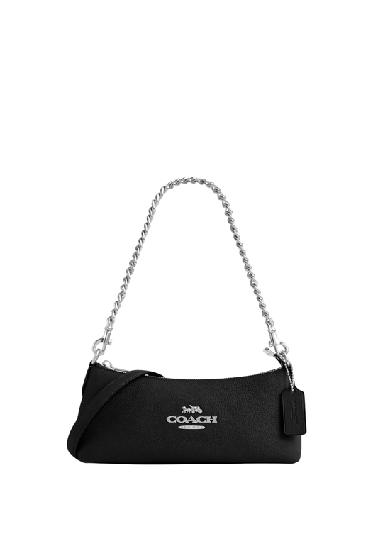 Coach Charlotte Shoulder Bag In Black Badlands CL407