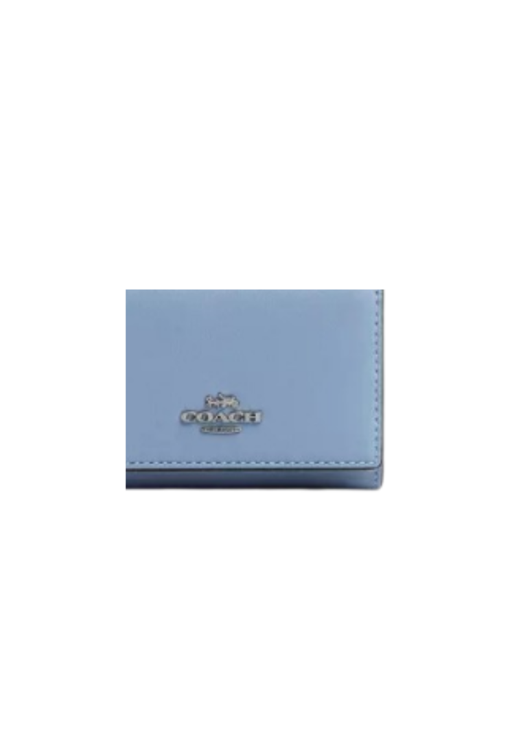 Coach Micro Wallet Smooth Leather In Corn Flower CR799