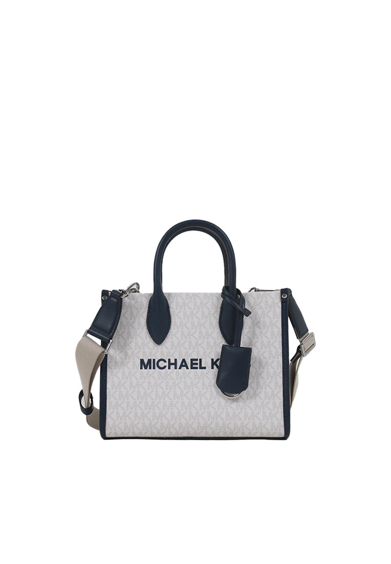 Michael Kors Mirella Small Logo Crossbody Bag In Navy Multi 35T4S7ZC5B