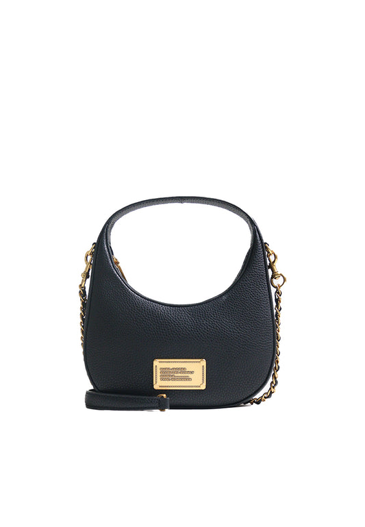 Marc Jacobs The Plaza Small Crescent Crossbody Bag In Black 4R5HSH102H01