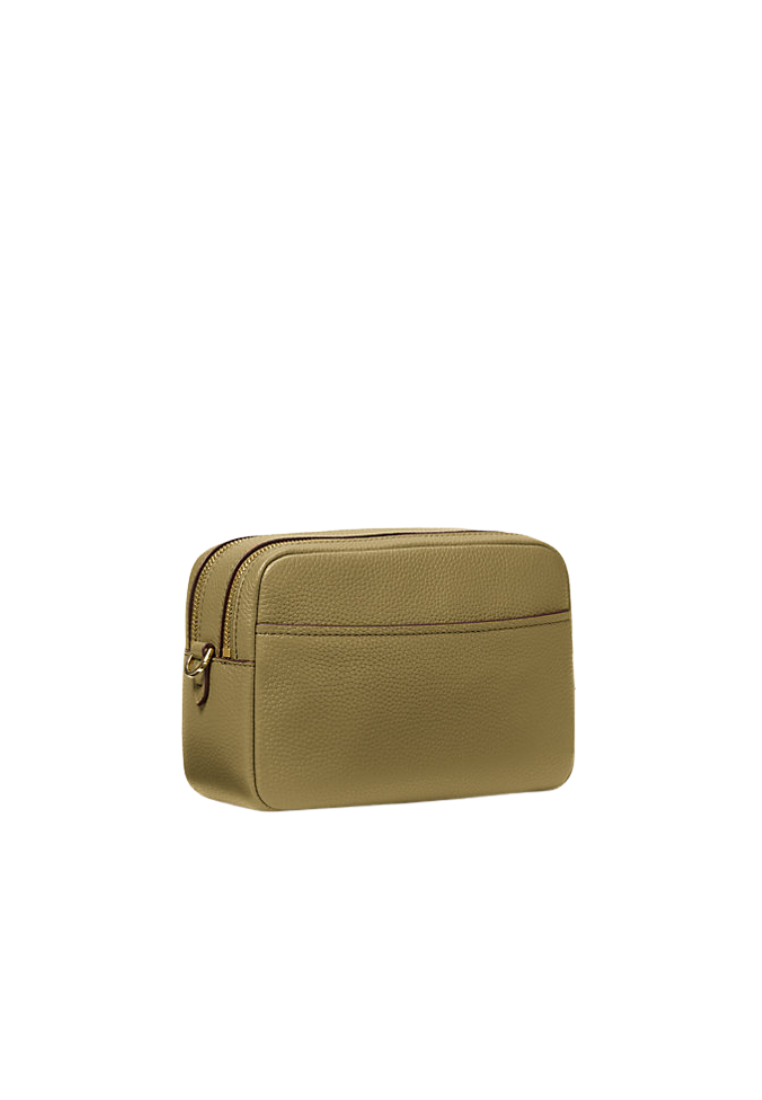 ( PREORDER ) Michael Kors Bryant Medium Pebbled Leather Camera Crossbody Bag In Pistachio 32S5GYTC5L