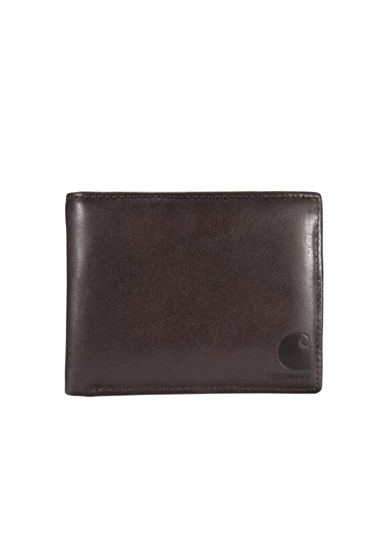 Carhartt Oil Tan Passcase Wallet In Dark Brown WW0218