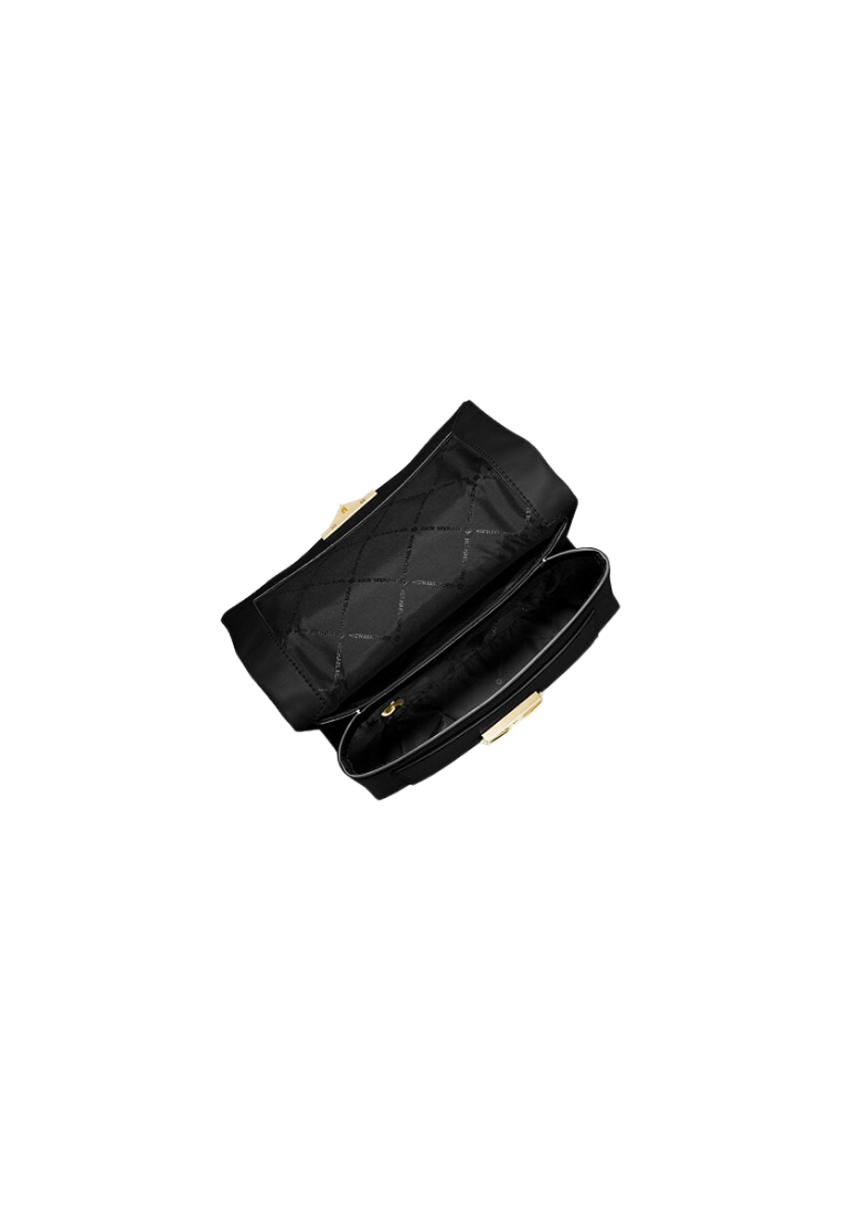 Michael Kors Cece Medium Shoulder Bag Flap Pkt In Black 35F2G0EF80
