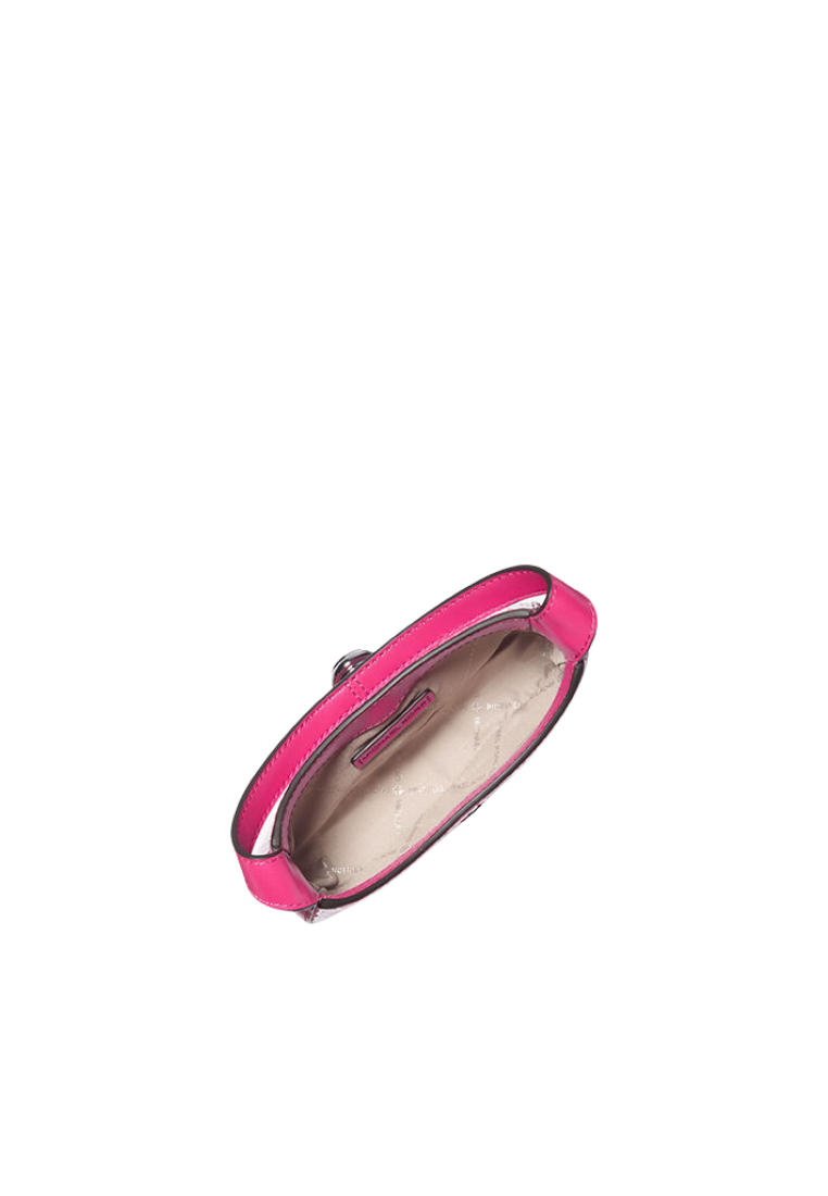 Michael Kors Lyra Extra-Small Signature Logo Crossbody Bag In Dragonfruit 35R5S1YC0B