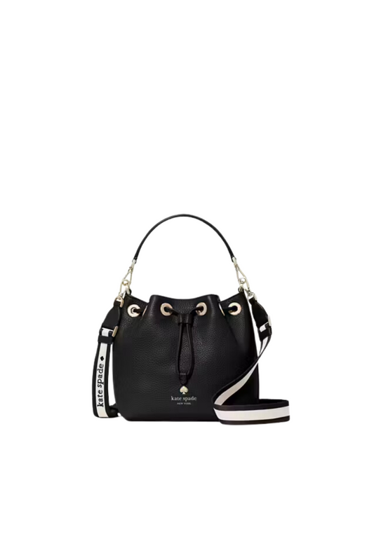 ( PREORDER ) Kate Spade Emma Small Bucket Bucket Bag In Black KK071