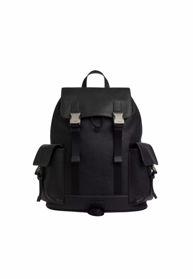 ( PREORDER ) Coach Clark Backpack In Gunmetal Black CCF89