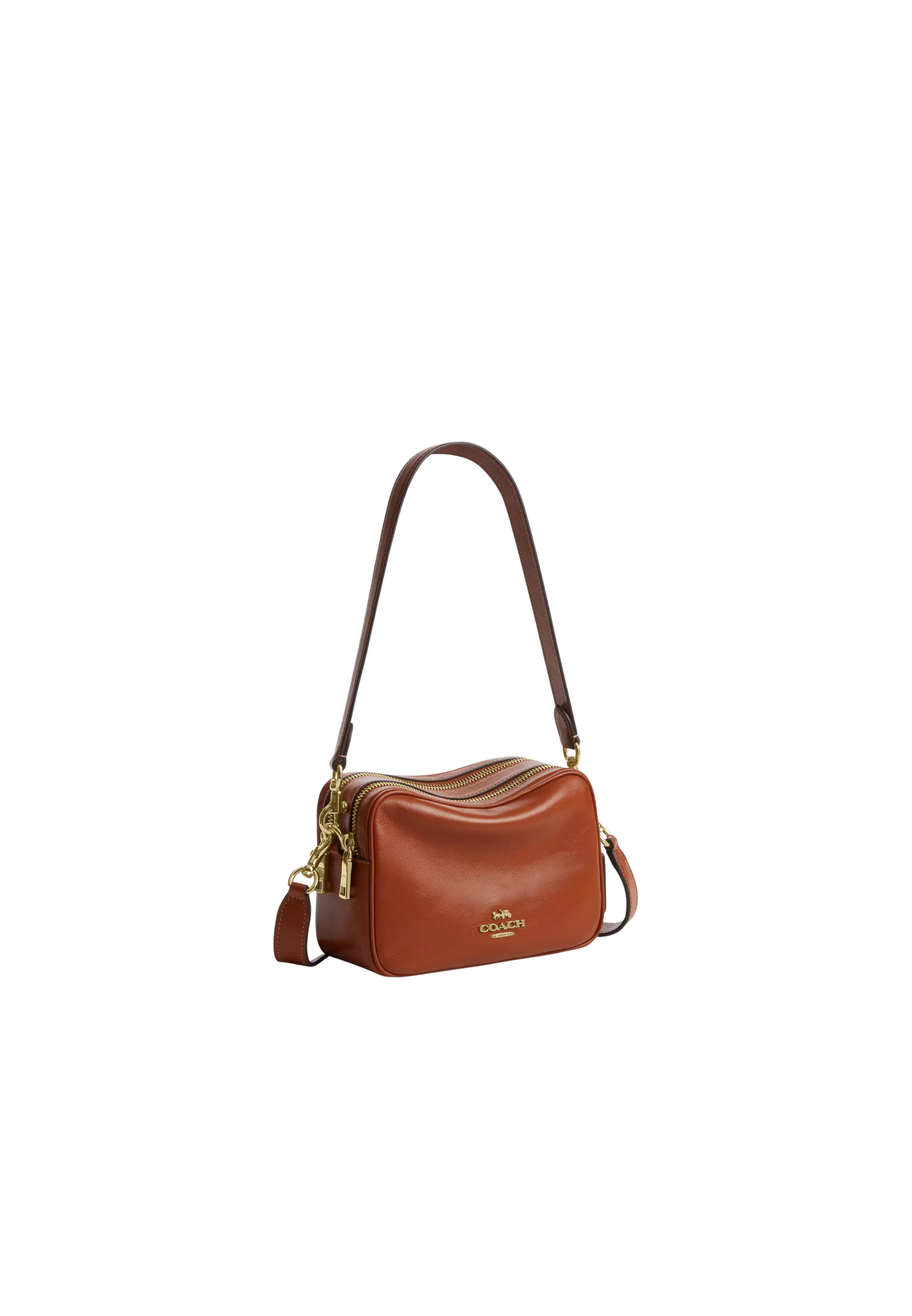 Coach Mini Carey Crossbody Bag In Cinnamon CEA02