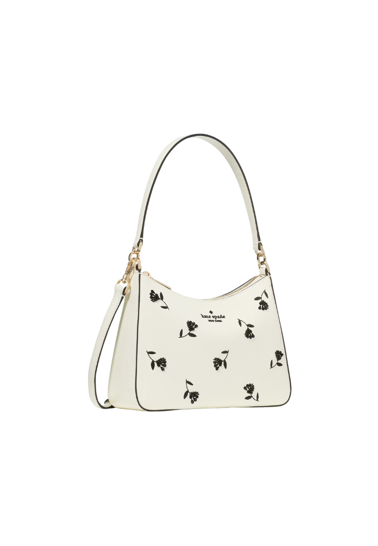 ( PREORDER ) Kate Spade Margot Floral Shoulder Bag In Meringue Multi KN604