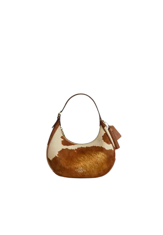 ( PREORDER ) Coach Emily In Haircalf With Cow Print Shoulder Bag In Cow Multi CDX23