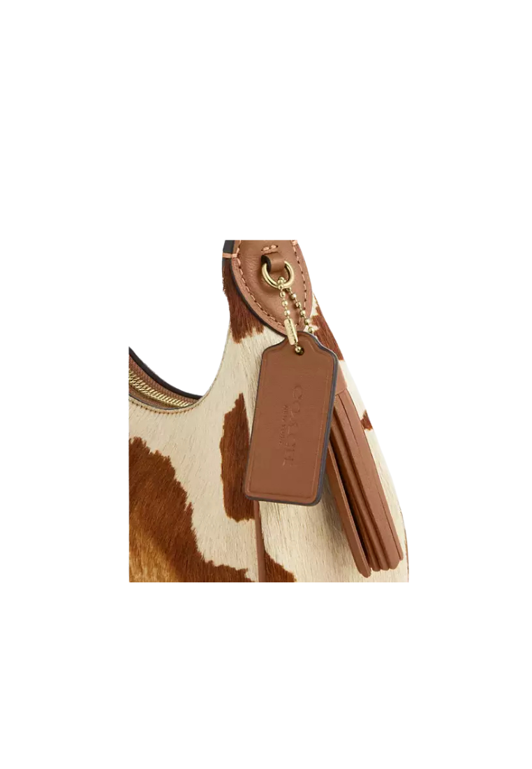 ( PREORDER ) Coach Emily In Haircalf With Cow Print Shoulder Bag In Cow Multi CDX23