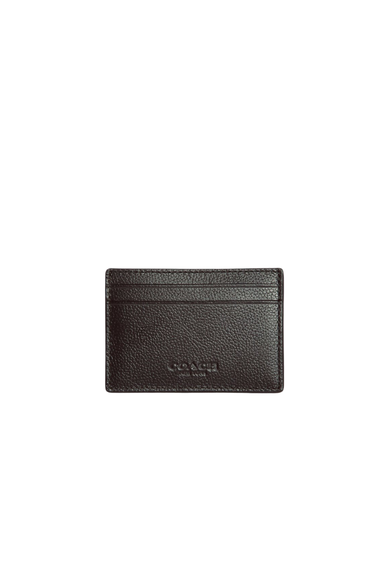 Coach Money Clip Card Case In Black 75459
