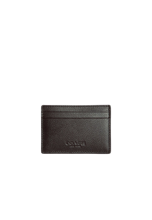 Coach Money Clip Card Case In Black 75459