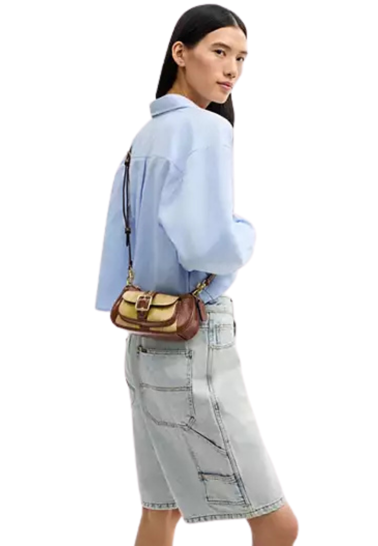 ( PREORDER ) Coach Ashton Mini Shoulder Bag In Redwood Multi CDX80