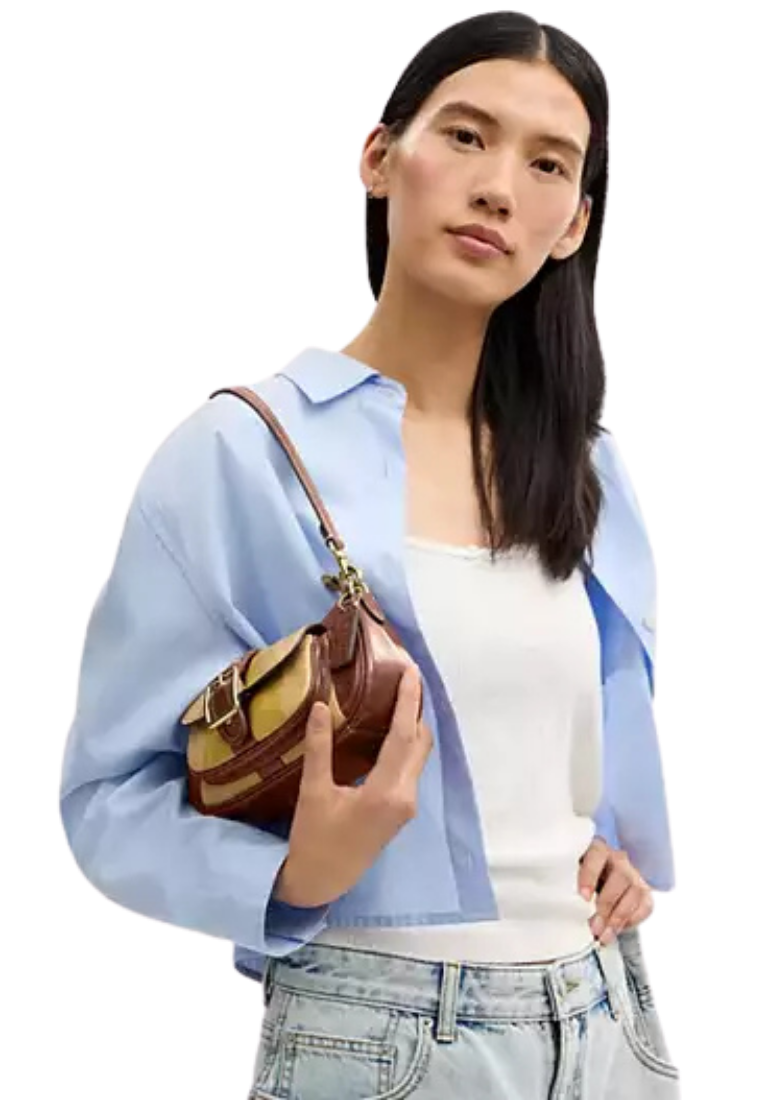 ( PREORDER ) Coach Ashton Mini Shoulder Bag In Redwood Multi CDX80