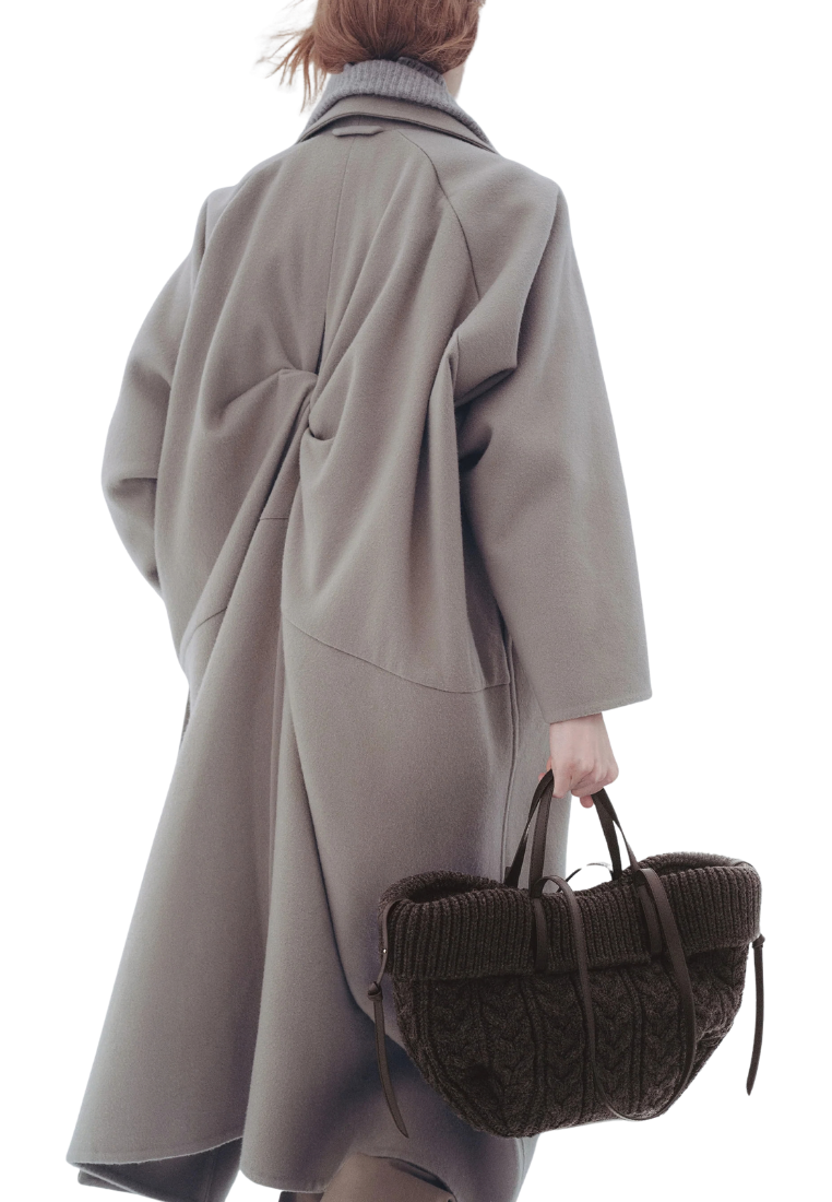 ( PREORDER ) Polene Cyme Mini Crossbody Bag In Merino Ebony 205