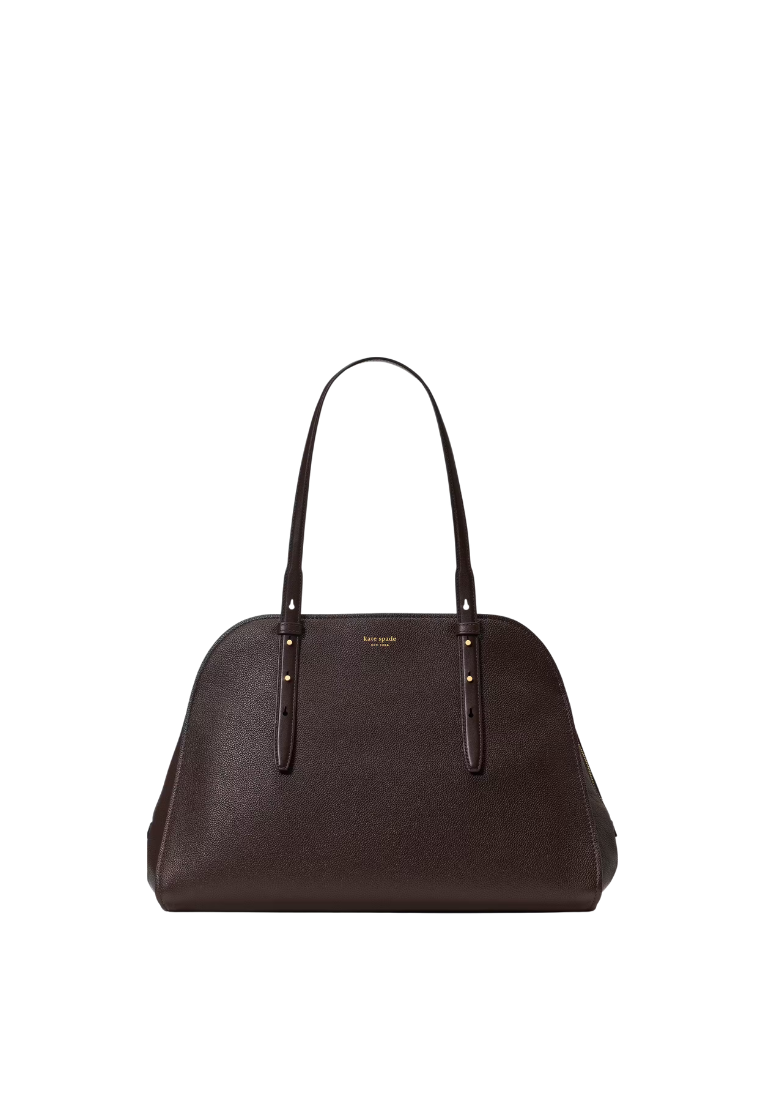 ( PREORDER ) Kate Spade Maise Carryall Bag In Hot Fudge KM285