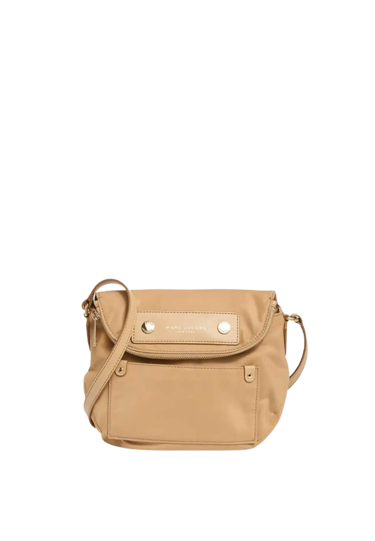 Marc Jacobs Preppy Nylon Crossbody Bag Mini Natasha In Iced Coffee M0012909