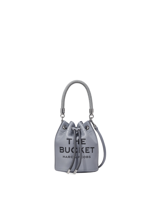 Marc Jacobs The Leather Bucket Bag In Wolf Grey H652L01PF22