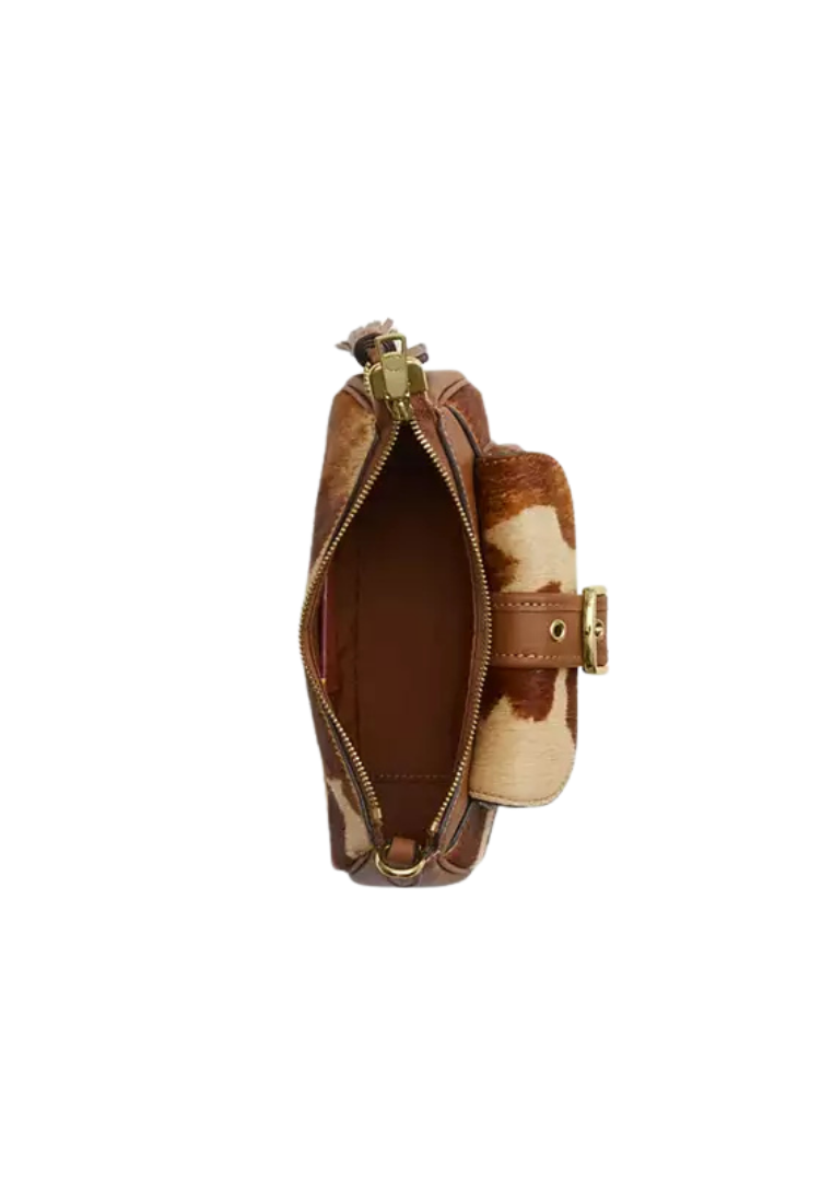 ( PREORDER ) Coach Ashton Mini In Haircalf With Cow Print Shoulder Bag In Cow Multi CDX79