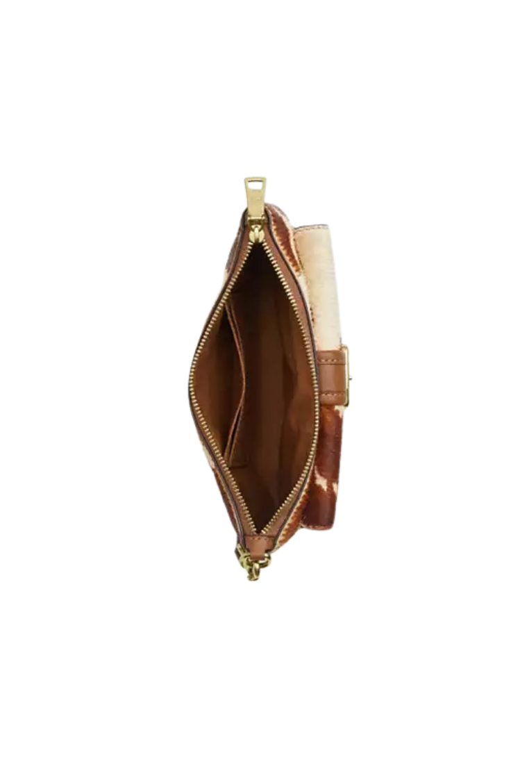 ( PREORDER ) Coach Ashton In Haircalf With Cow Print Wristlet In Cow Multi CDY07